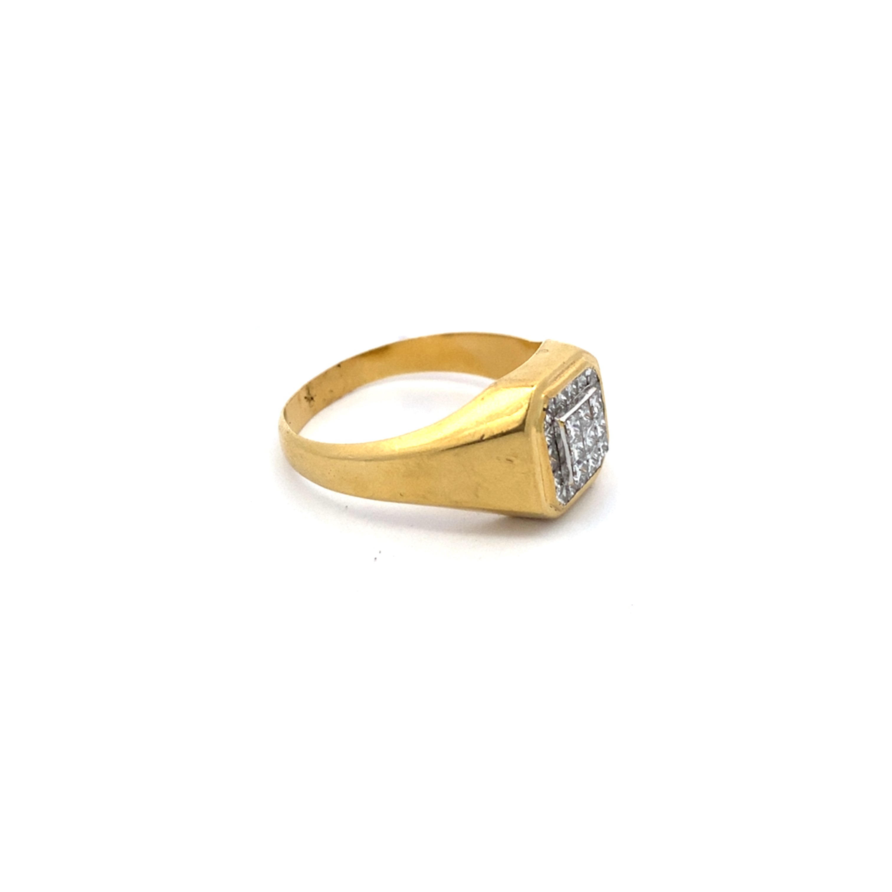 Vintage Princess Cut Diamond Ring