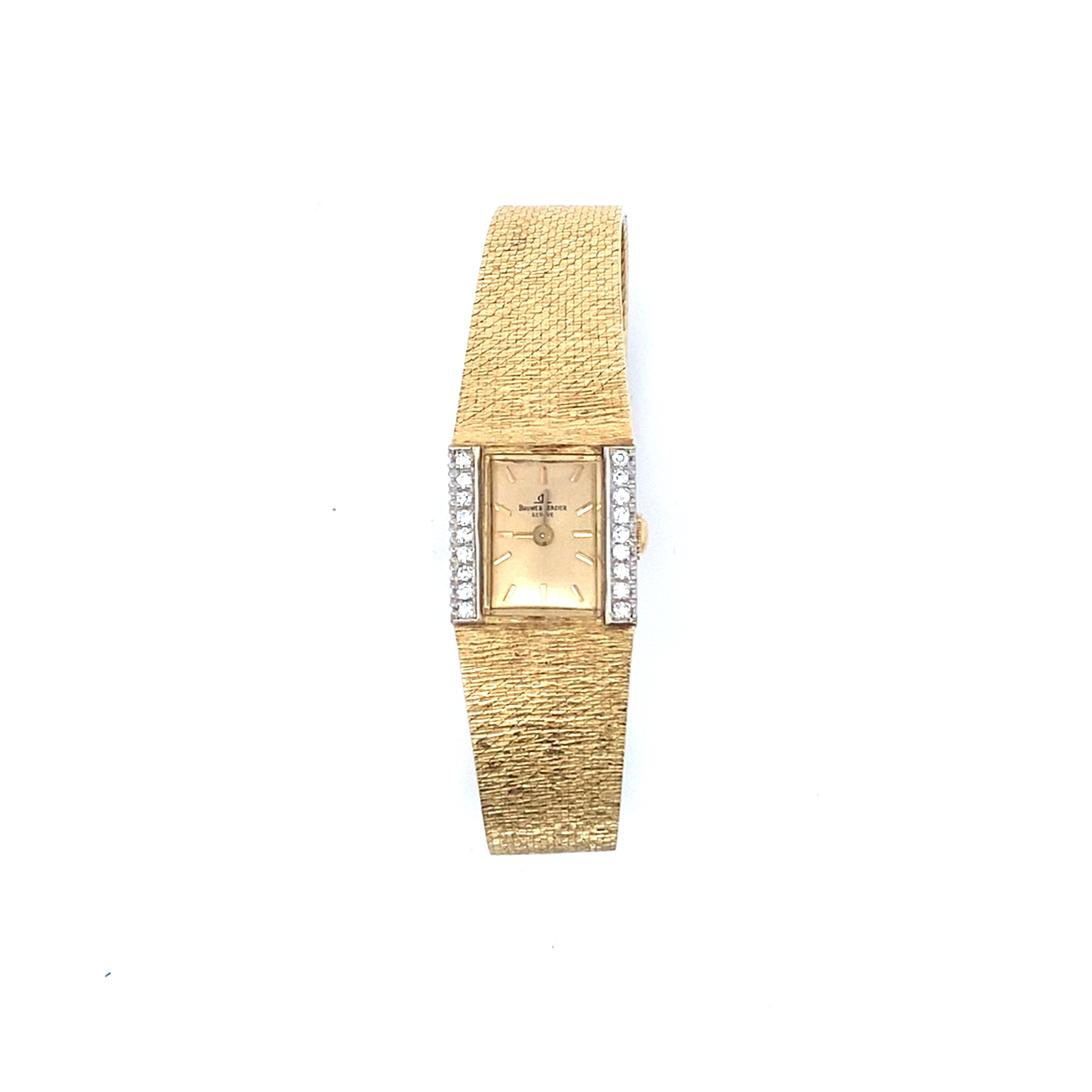 Vintage 1970's Baume Et Mercier Watech with Diamond Accents