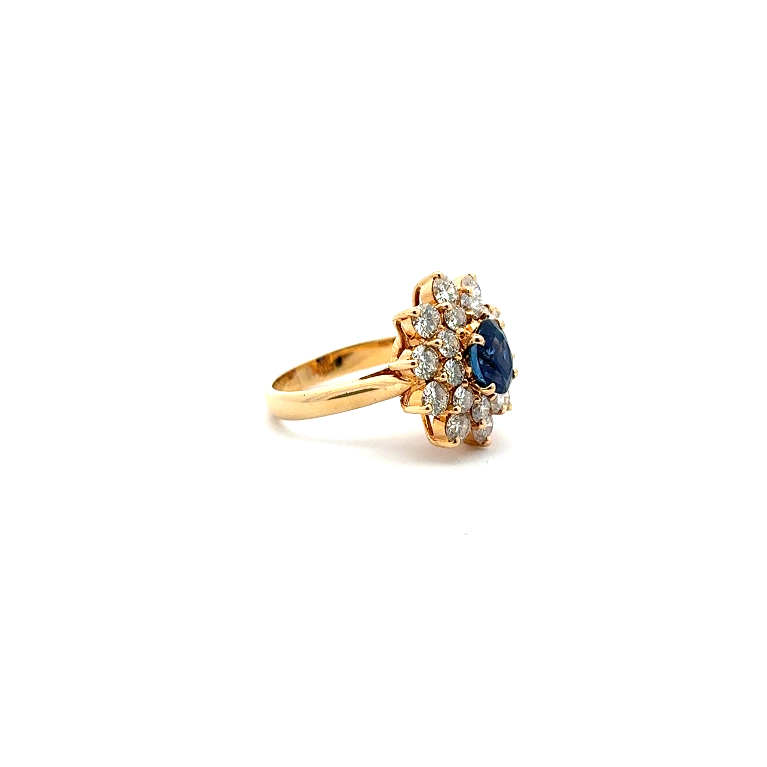 Vintage Sapphire and Diamond Ring