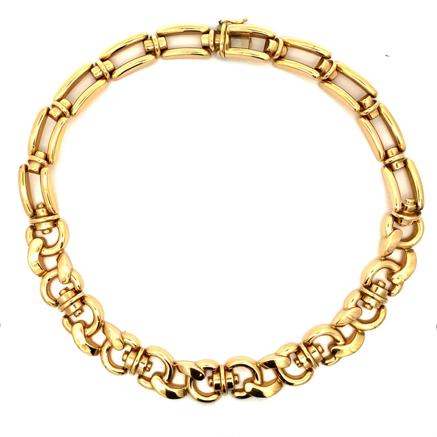 VINTAGE FANCY LINK NECKLACE