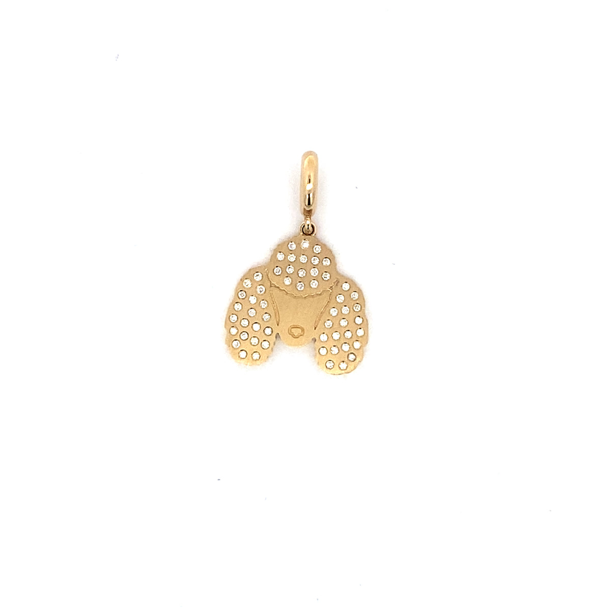 DOG CHARM WITH DIAMONDS