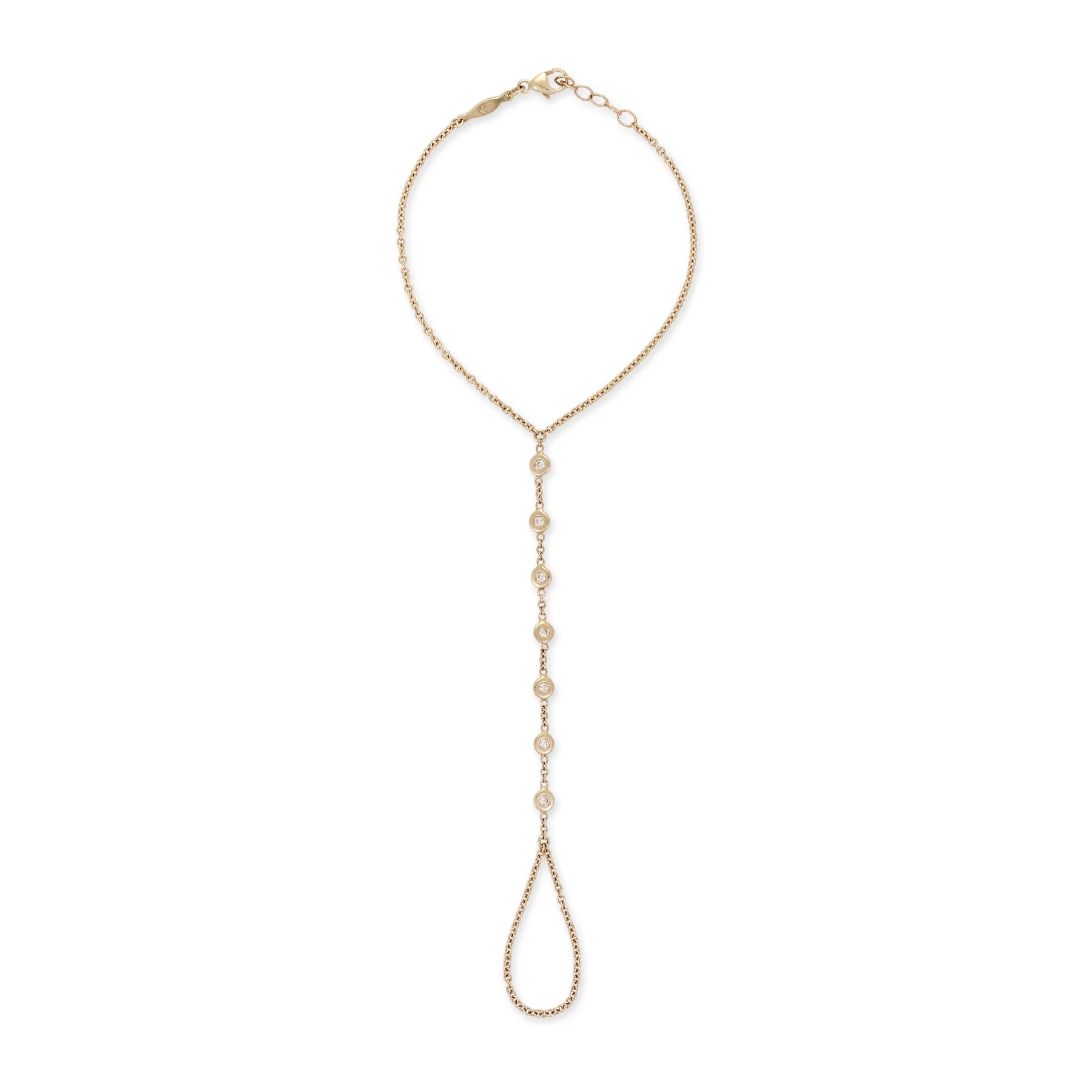 7 DIAMOND FINGER BRACELET