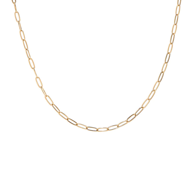 23" Large Paperlink Gold Chain