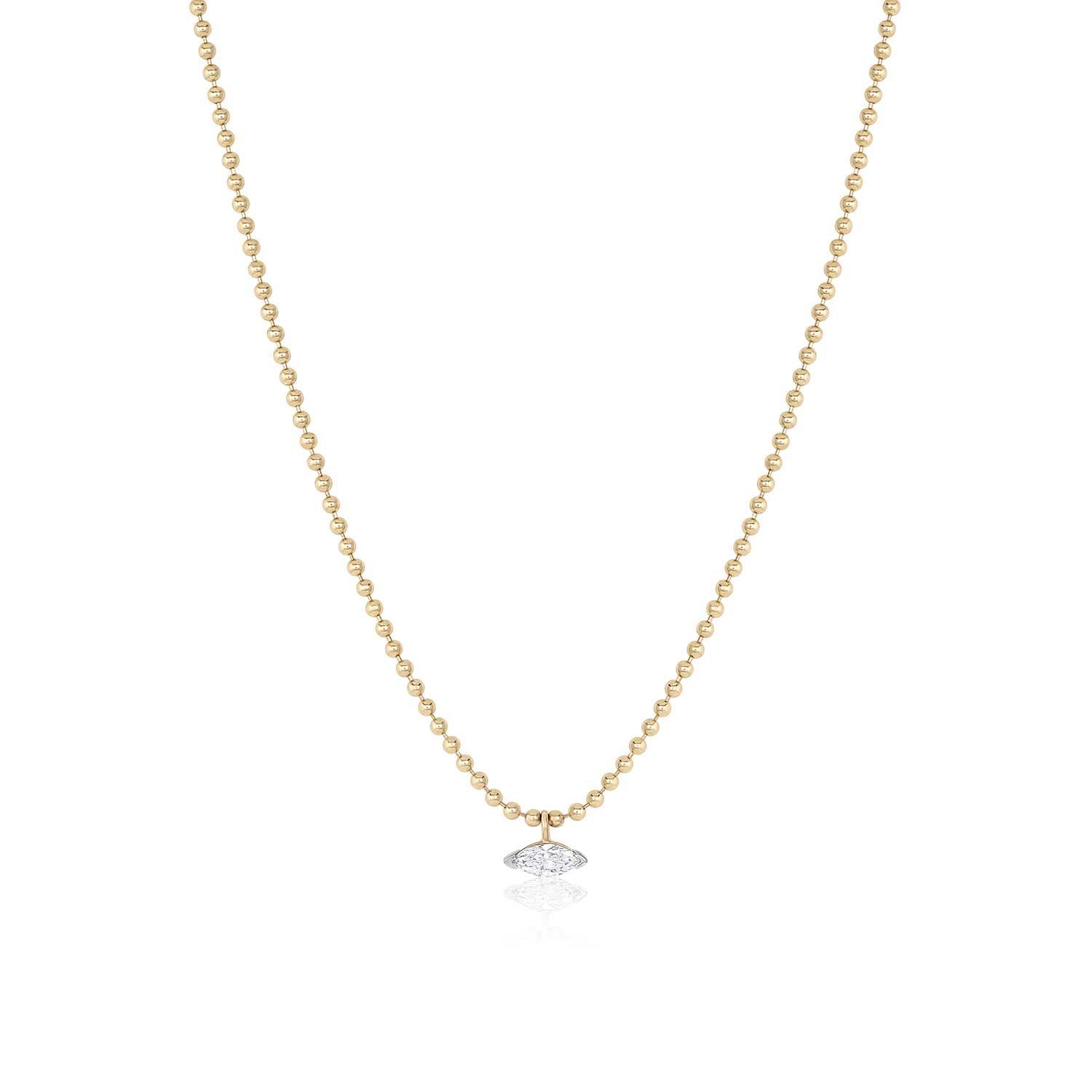 ESTELLE Marquise Diamond Necklace