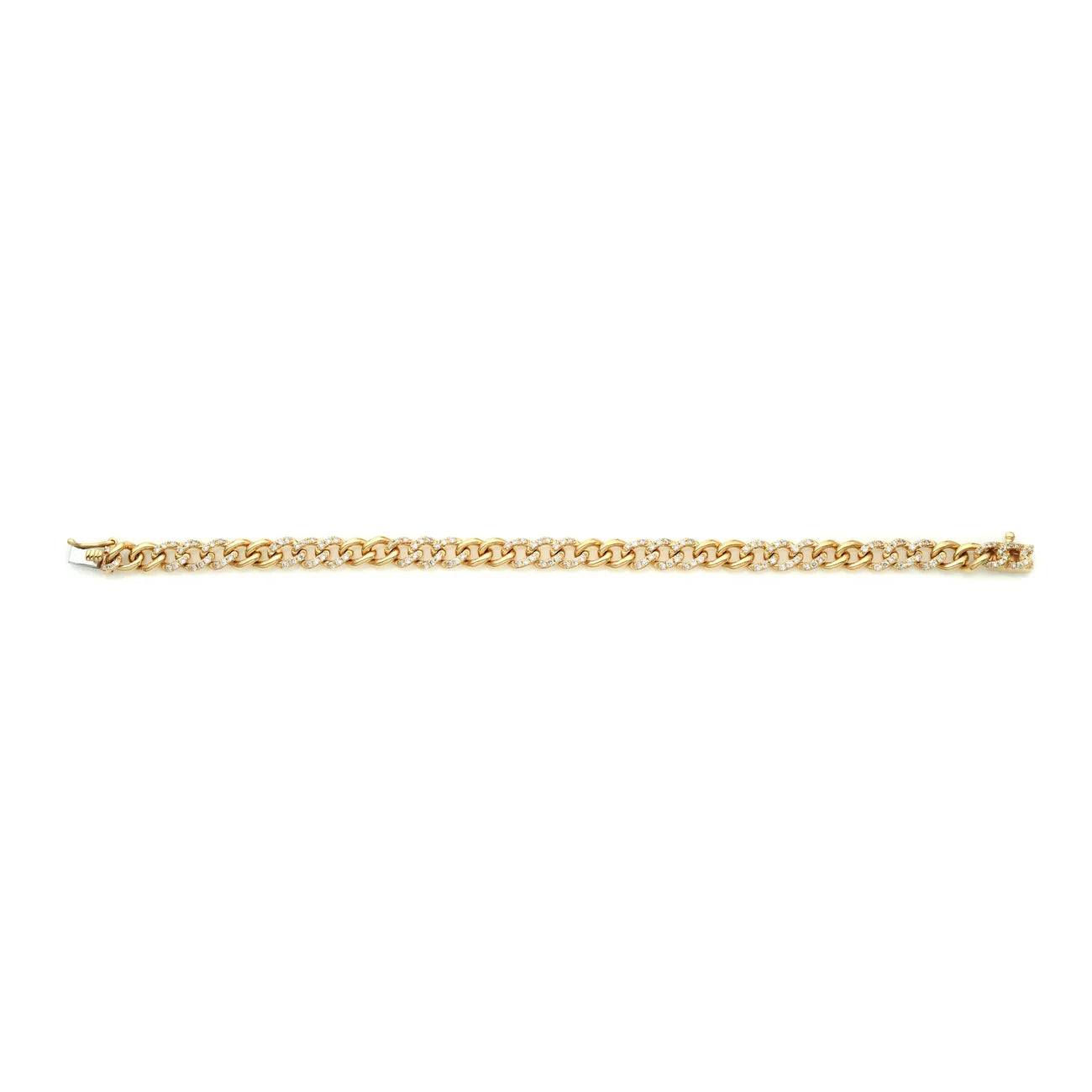 Floridita Chain Link Diamond Bracelet