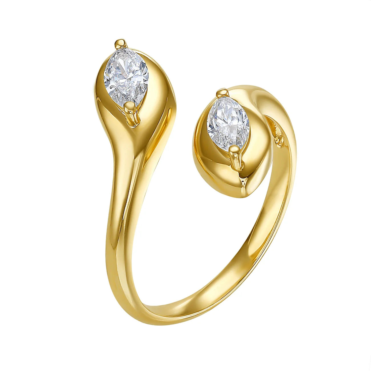 Foliage Diamond Ring