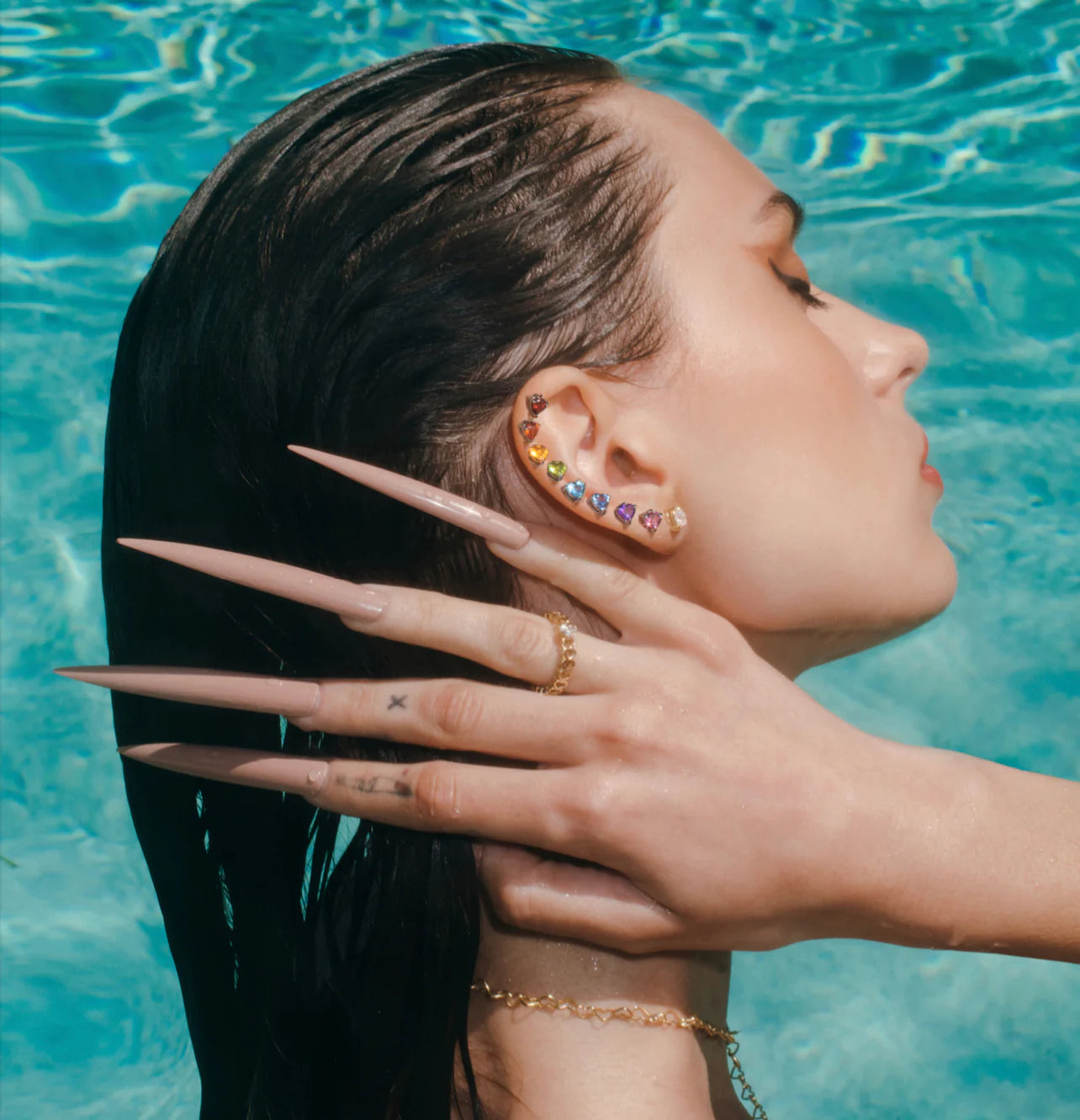 Diamond Heart Solitaire Ring