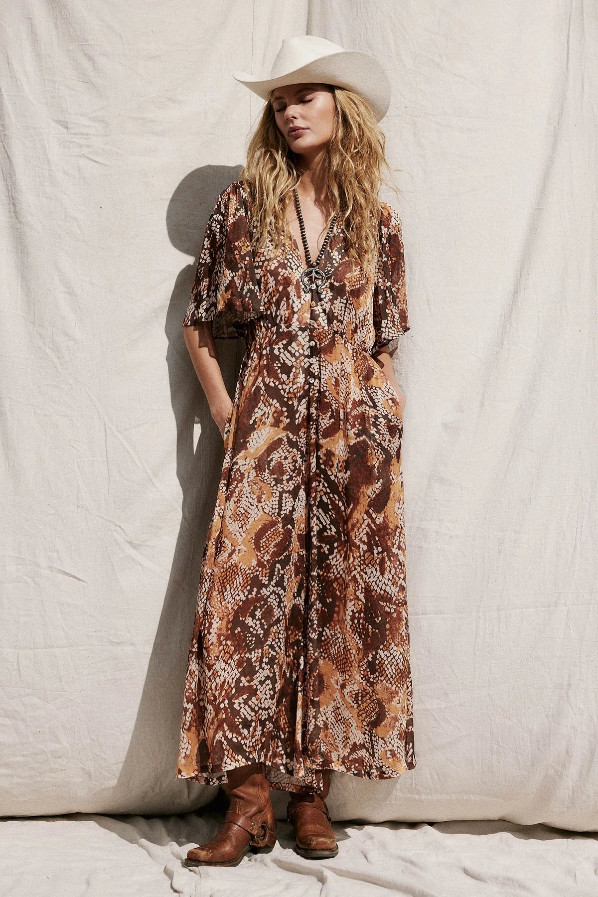 SEASIDE JUMPSUIT - CITRINE VIPER