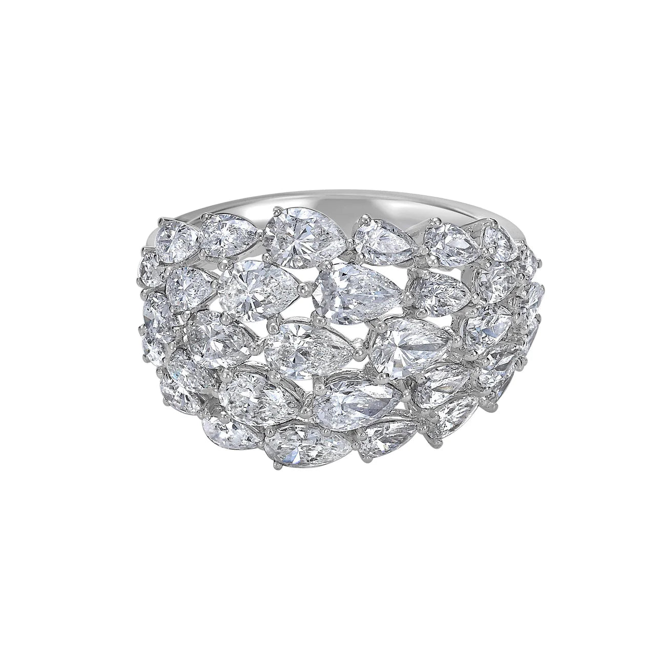 Narcissa Diamond Cocktail Ring