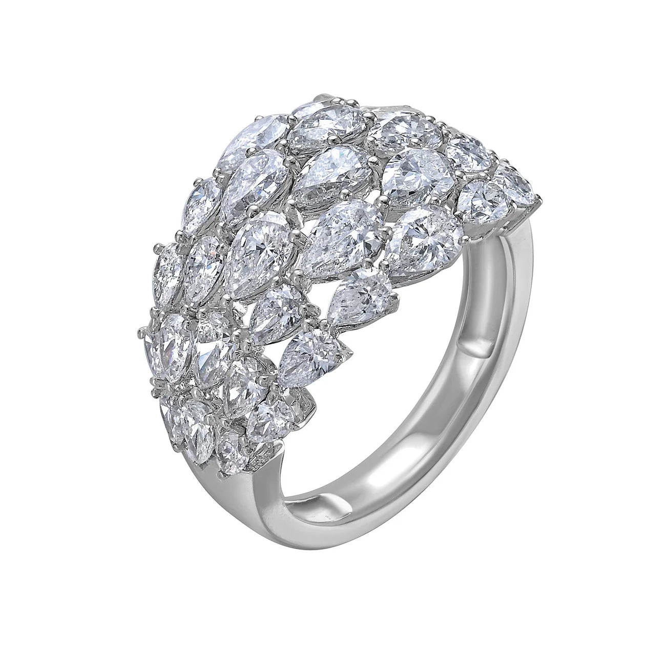 Narcissa Diamond Cocktail Ring