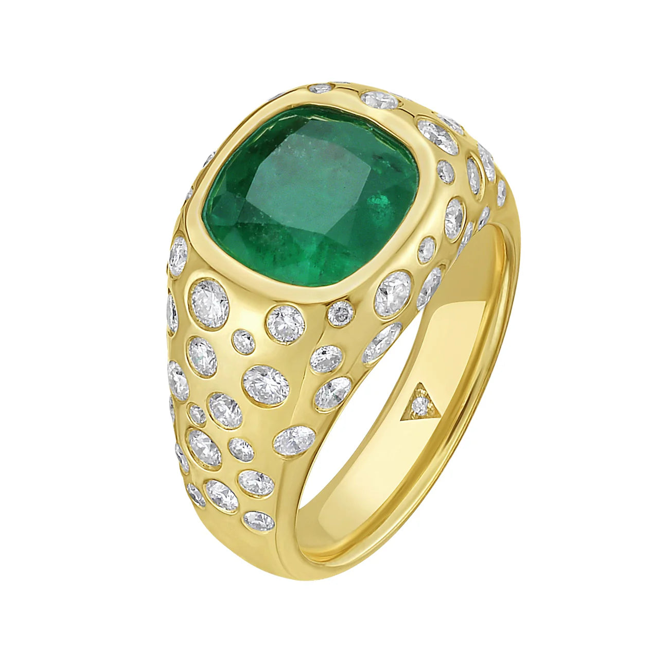 Lausanne Emerald Cocktail Ring