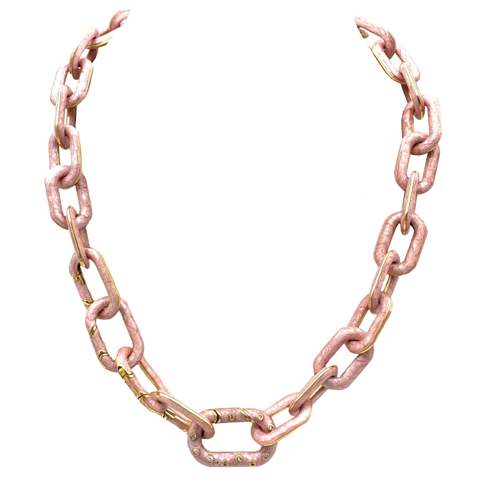 The Elizabeth Chain (Metallic Blush)