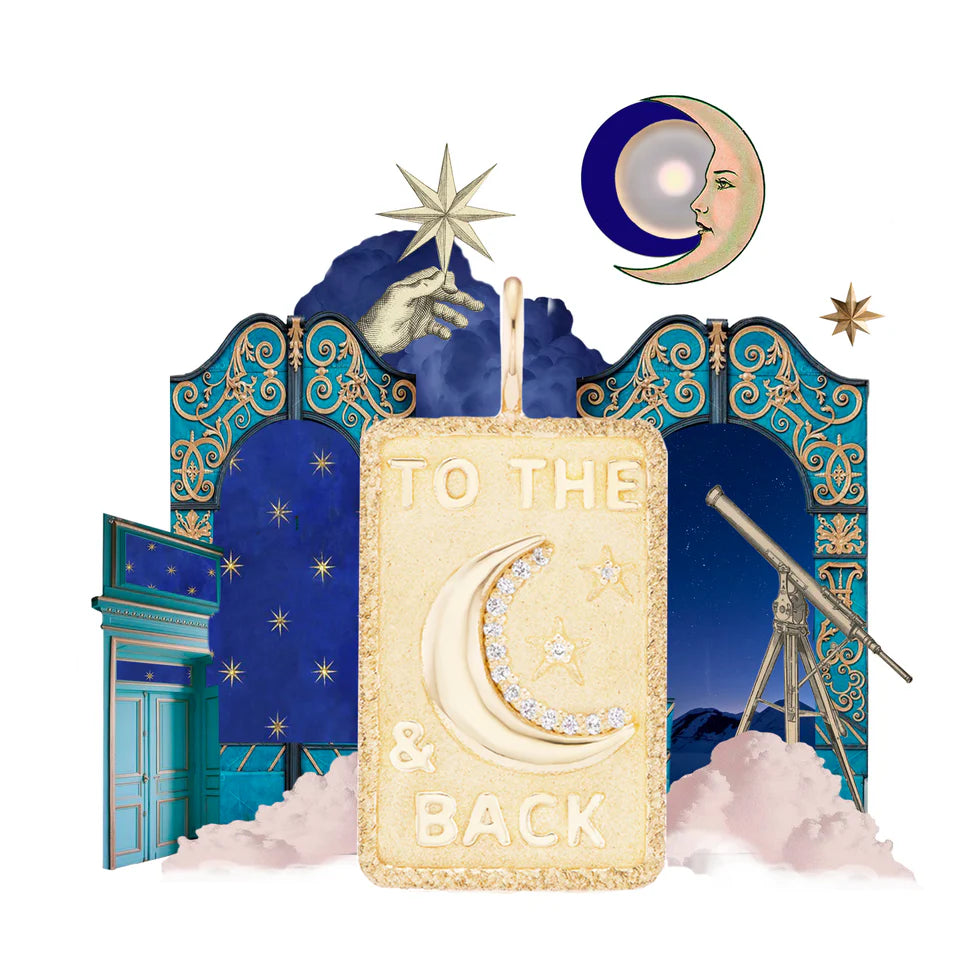 To the Moon Charm