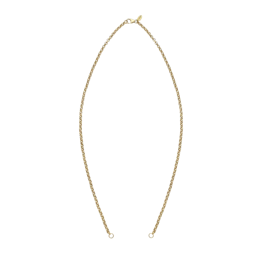 Rolo 4mm Link Chain with Jump Rings