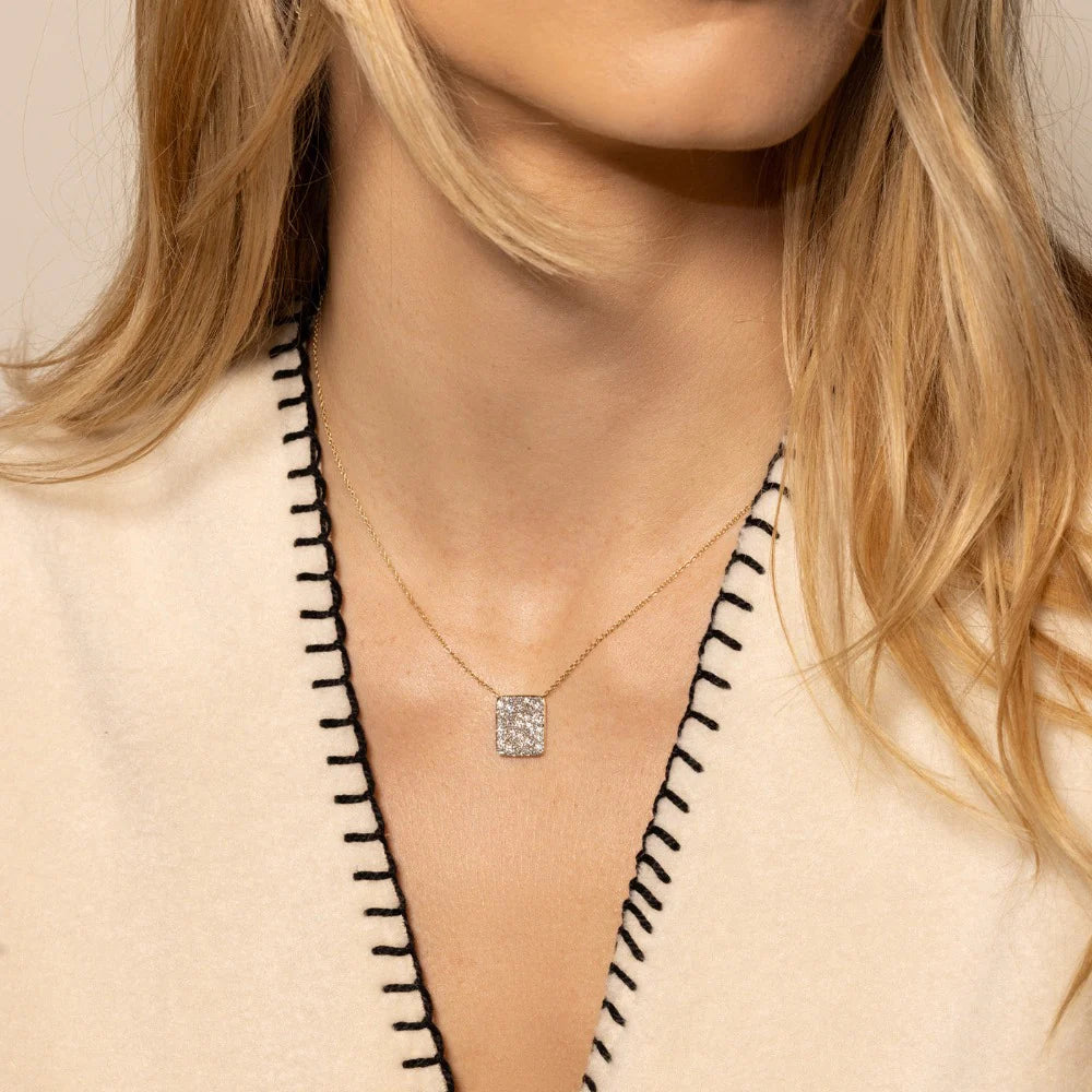 Diamond Cluster Necklace