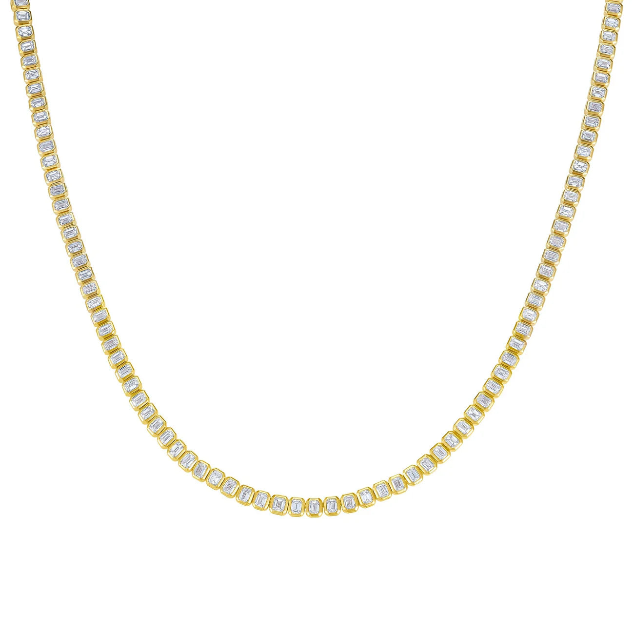 Levant Diamond Tennis Necklace