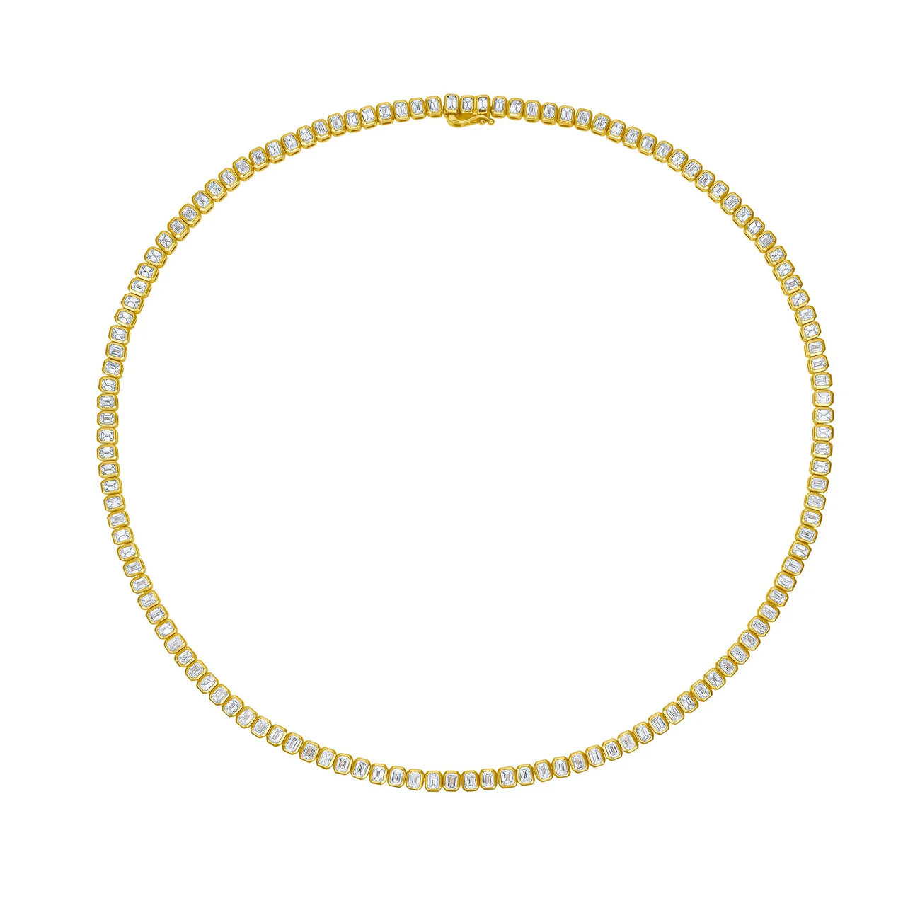 Levant Diamond Tennis Necklace