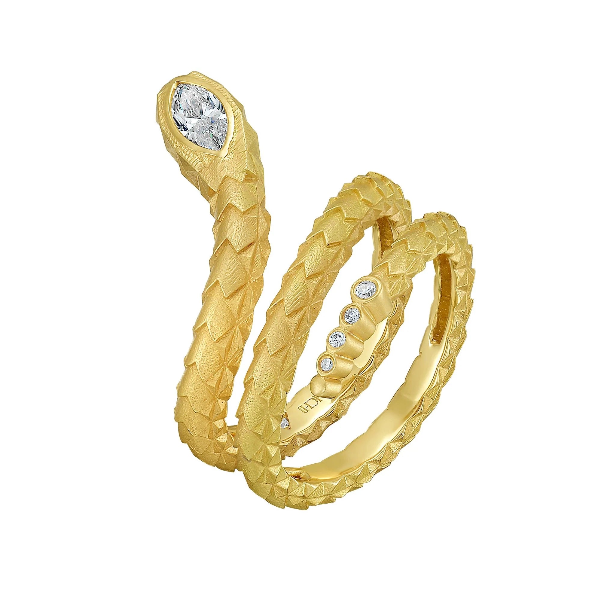 Vibora Diamond Wrap Ring