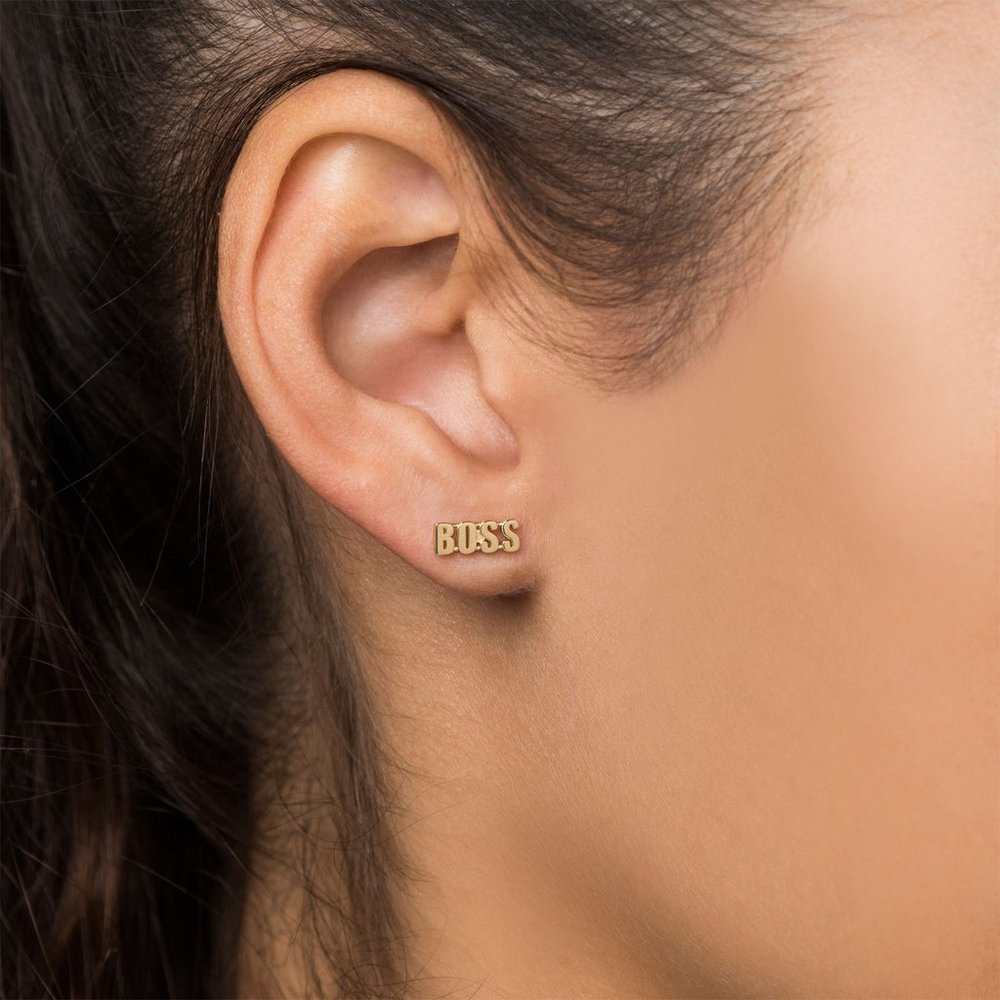 BOSS Stud Earring