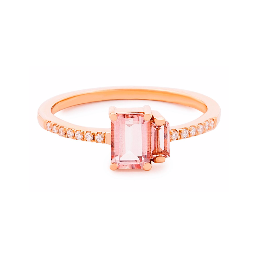 14K BELLA RING - MORGANITE