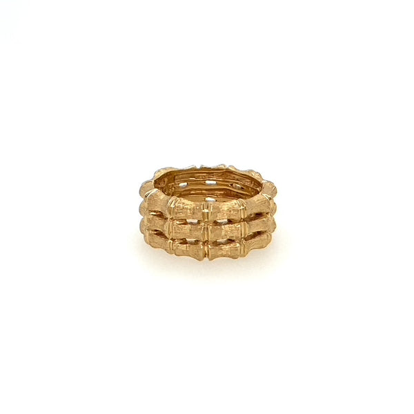 VINTAGE TRIPLE ROW BAMBOO RING