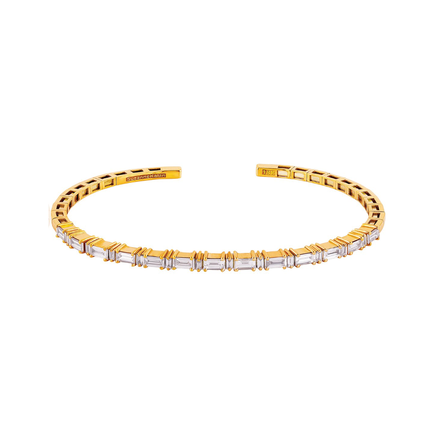 18K DIAMOND HORIZONTAL BANGLE