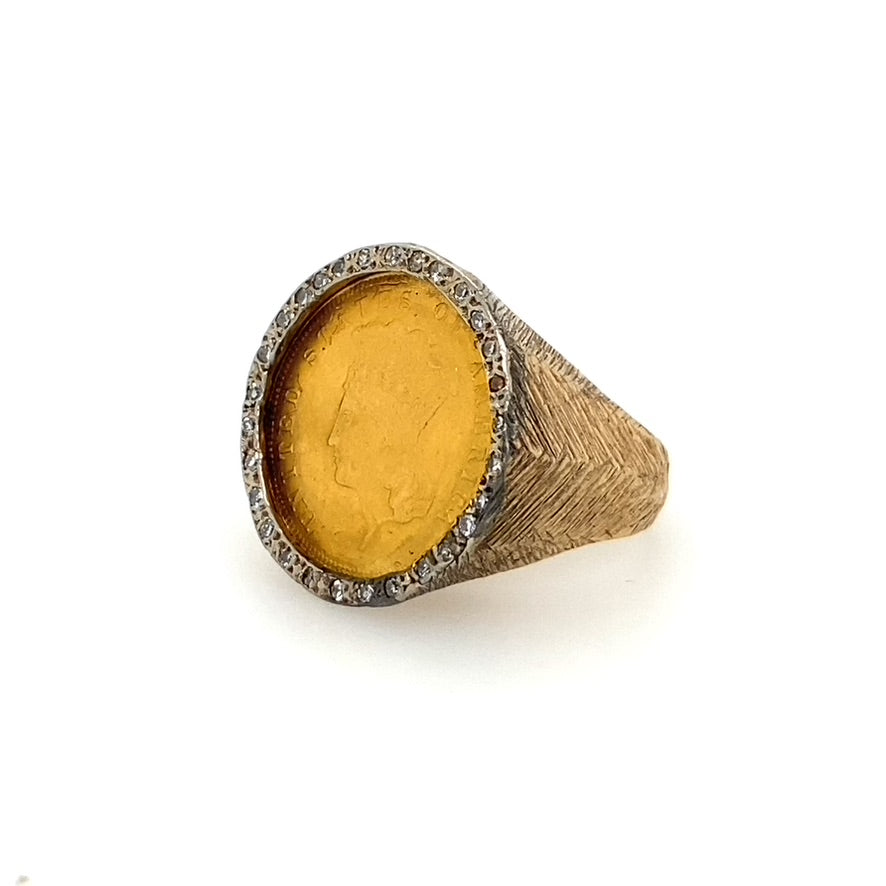 VINTAGE COIN RING