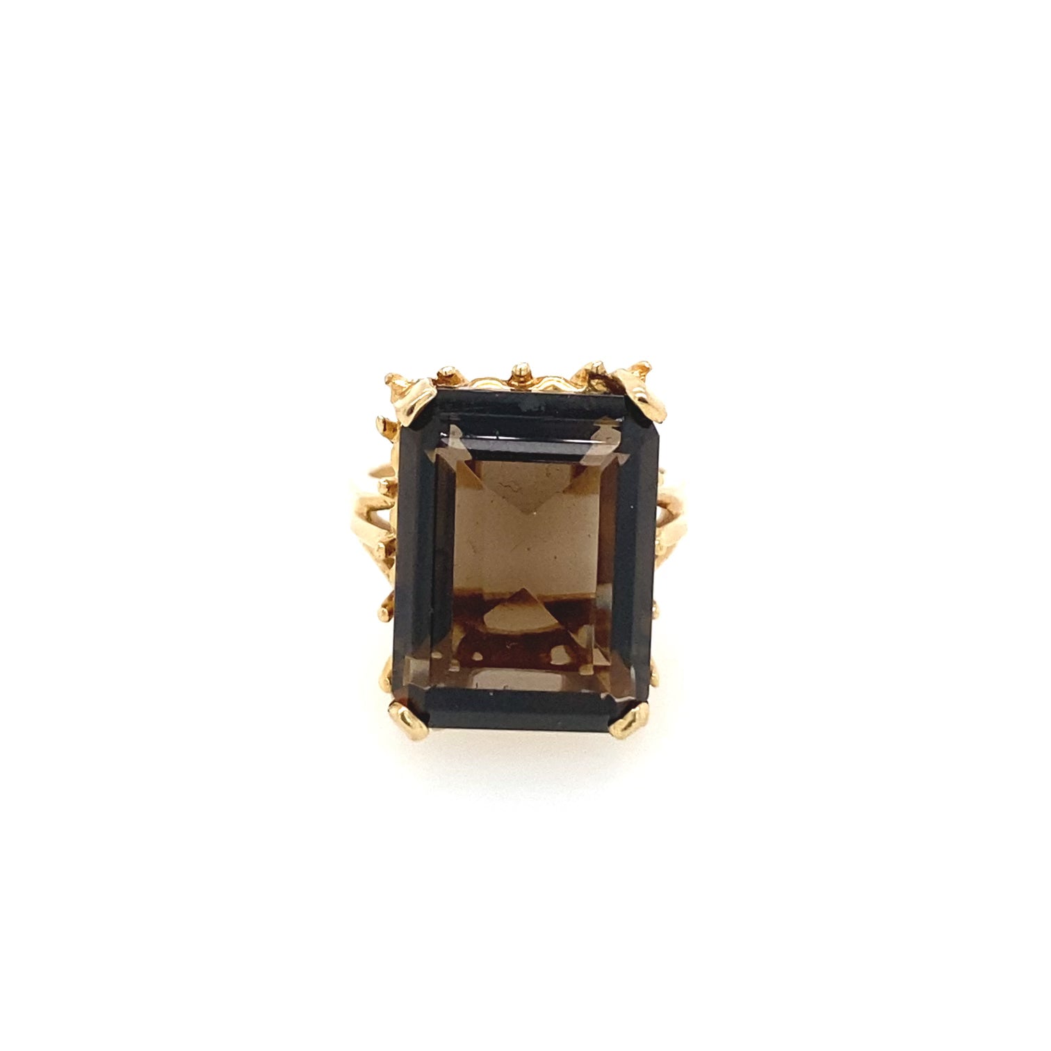 VINTAGE SMOKEY QUARTZ RING