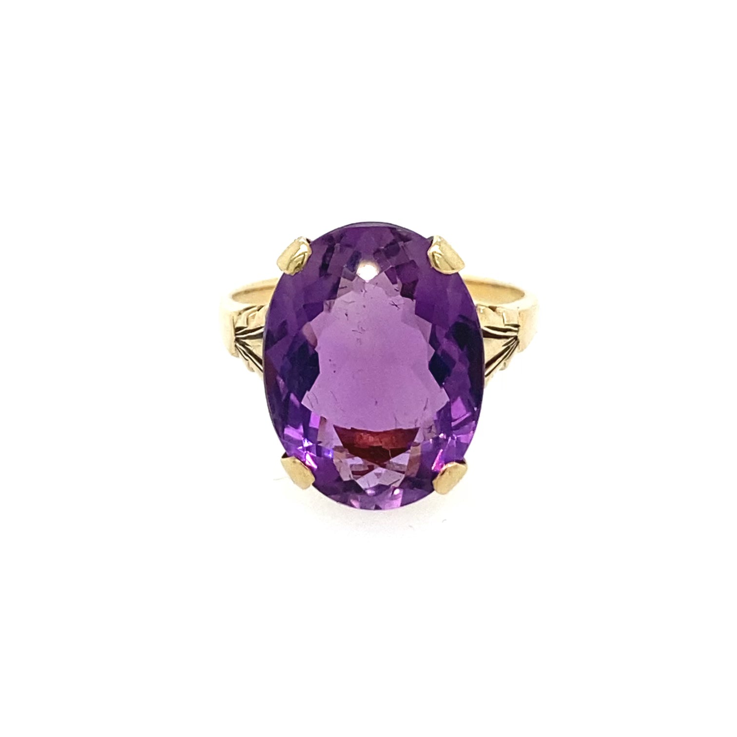 VINTAGE VICTORIAN AMETHYST RING