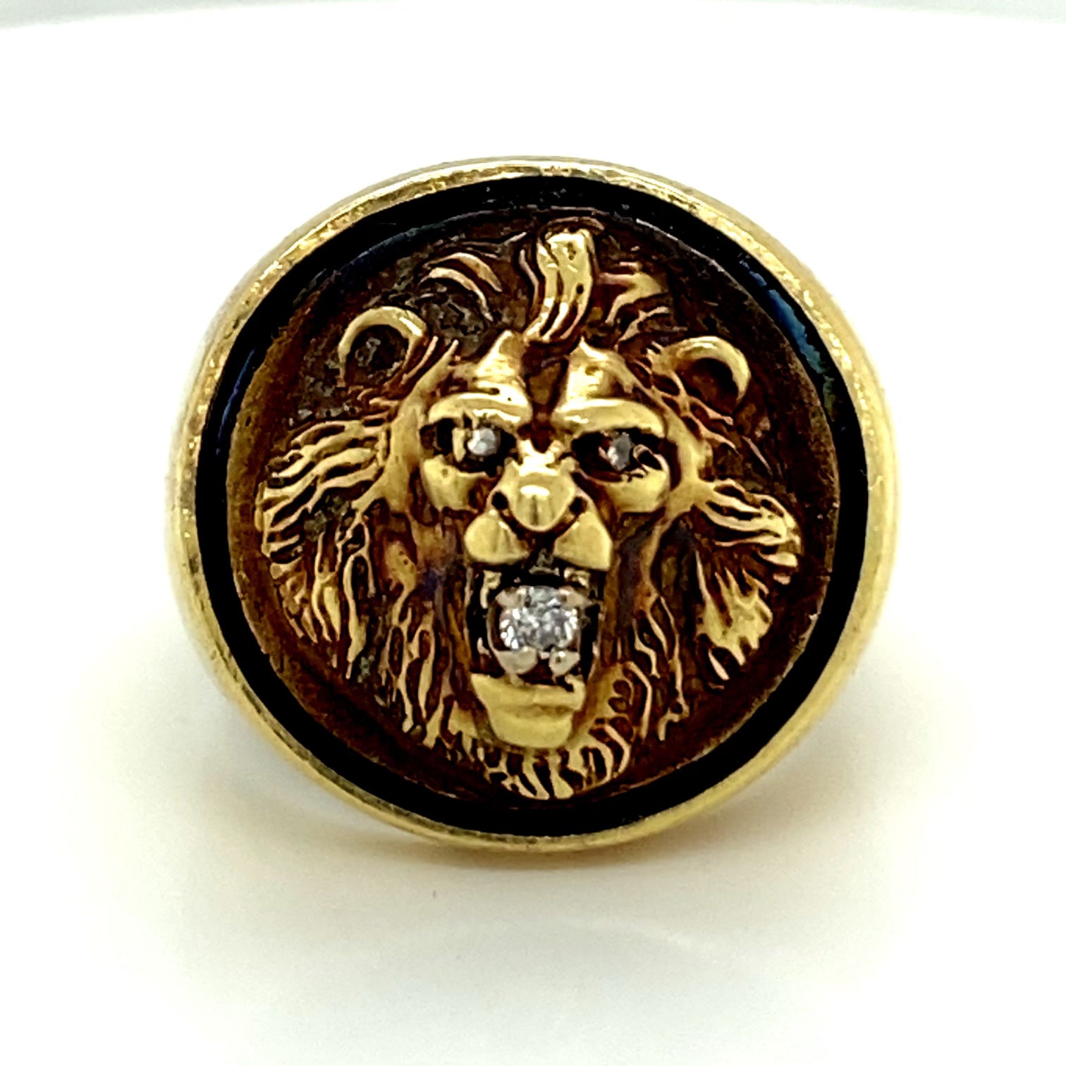 VINTAGE LARGE LION RING