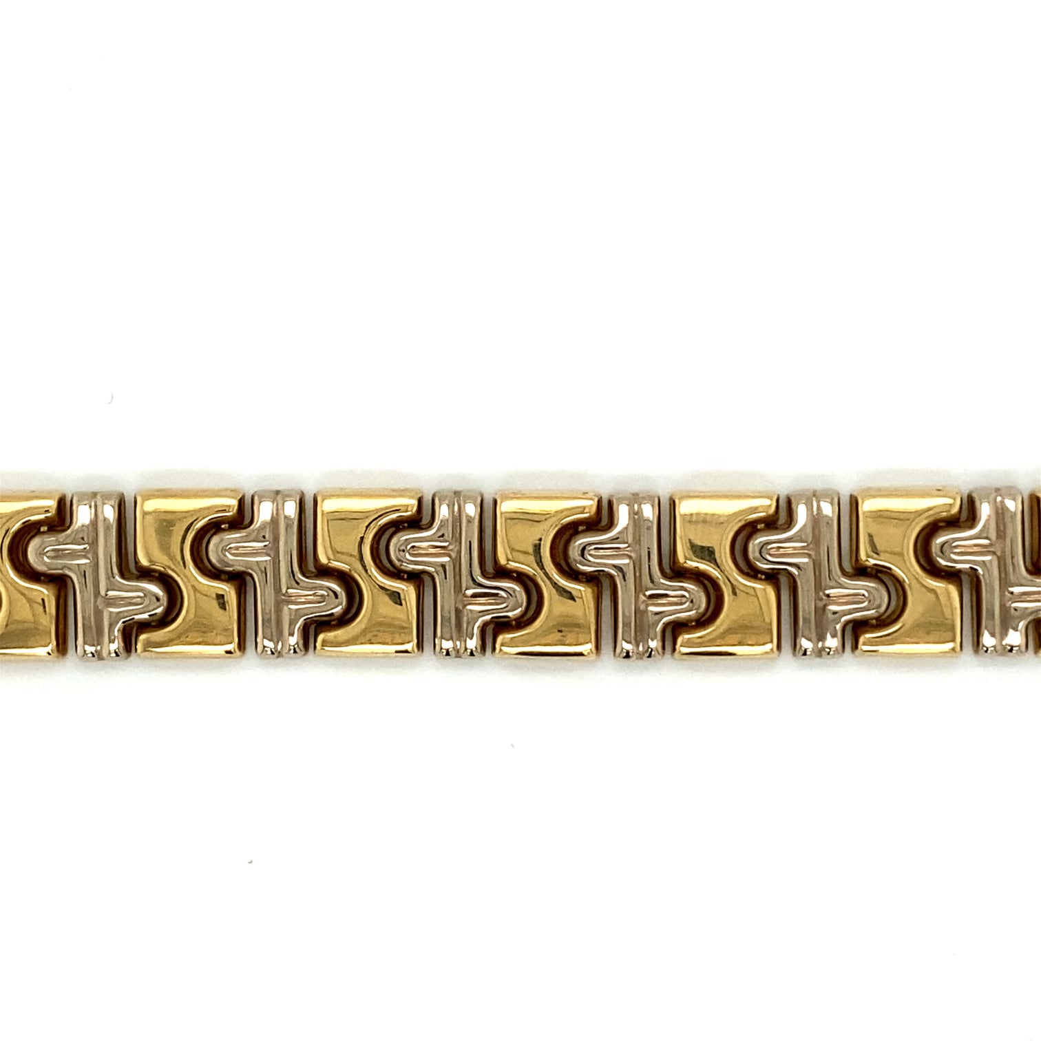 VINTAGE GOLD 2 TONE BRACELET