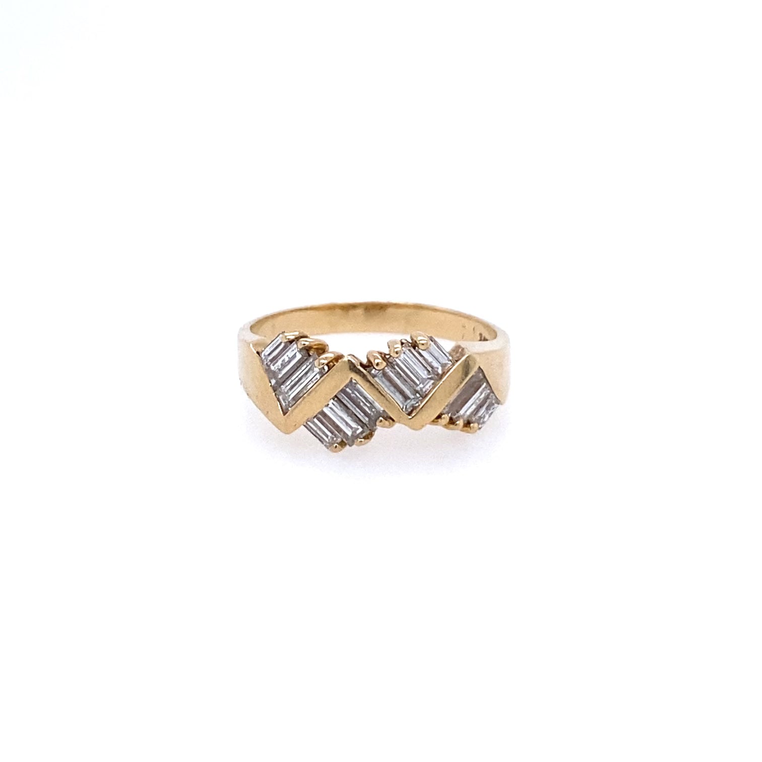 VINTAGE BAGUETTE DIAMOND BAND