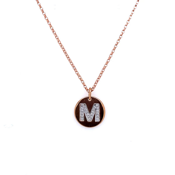 PAVE INITIAL NECKLACE