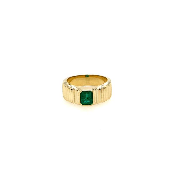 ONE OF A KIND PLEATED BAND - EMERALD