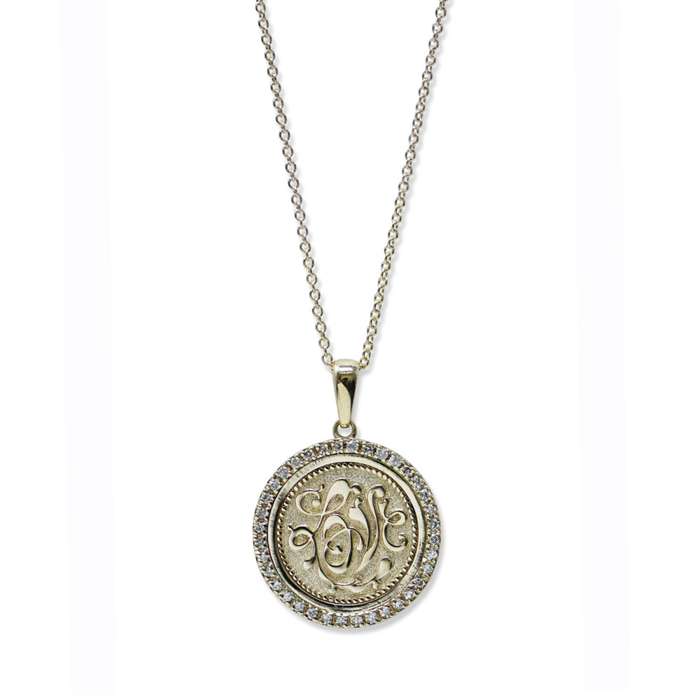 LOVE LETTER ROYAL LOVE MEDALLION NECKLACE