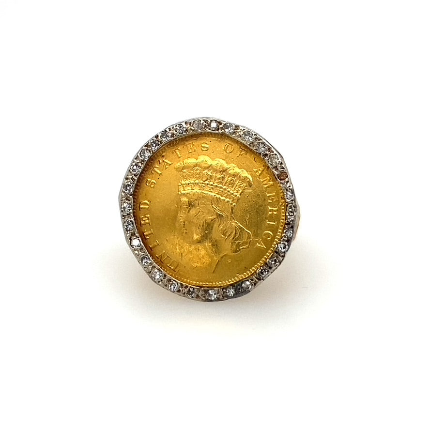 VINTAGE COIN RING jaimiegellerjewelry