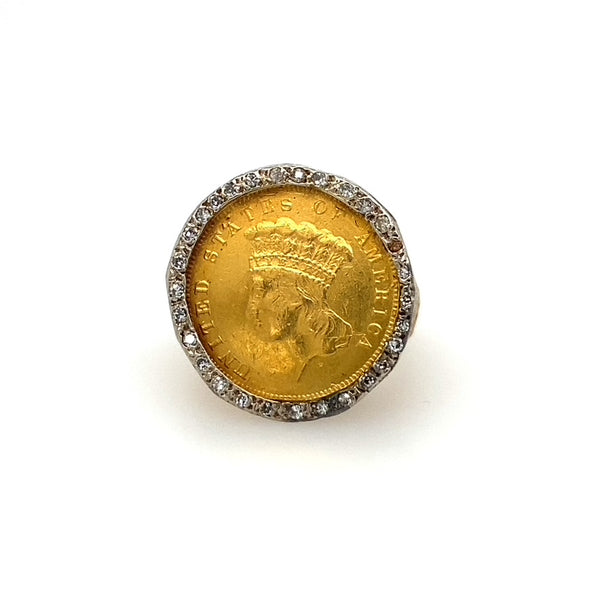 VINTAGE COIN RING