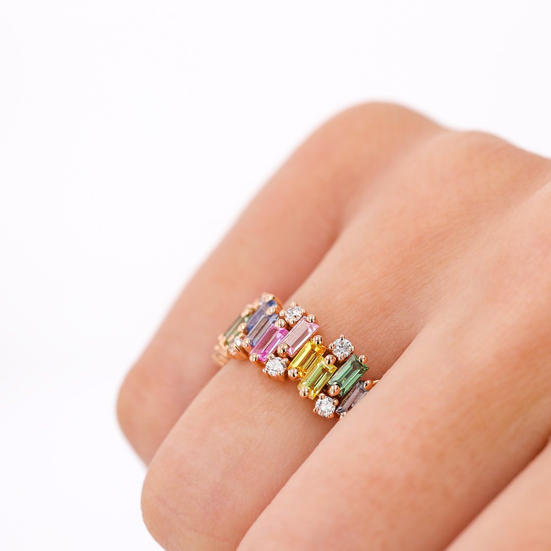 18K AUDREY PASTEL SAPPHIRE RING