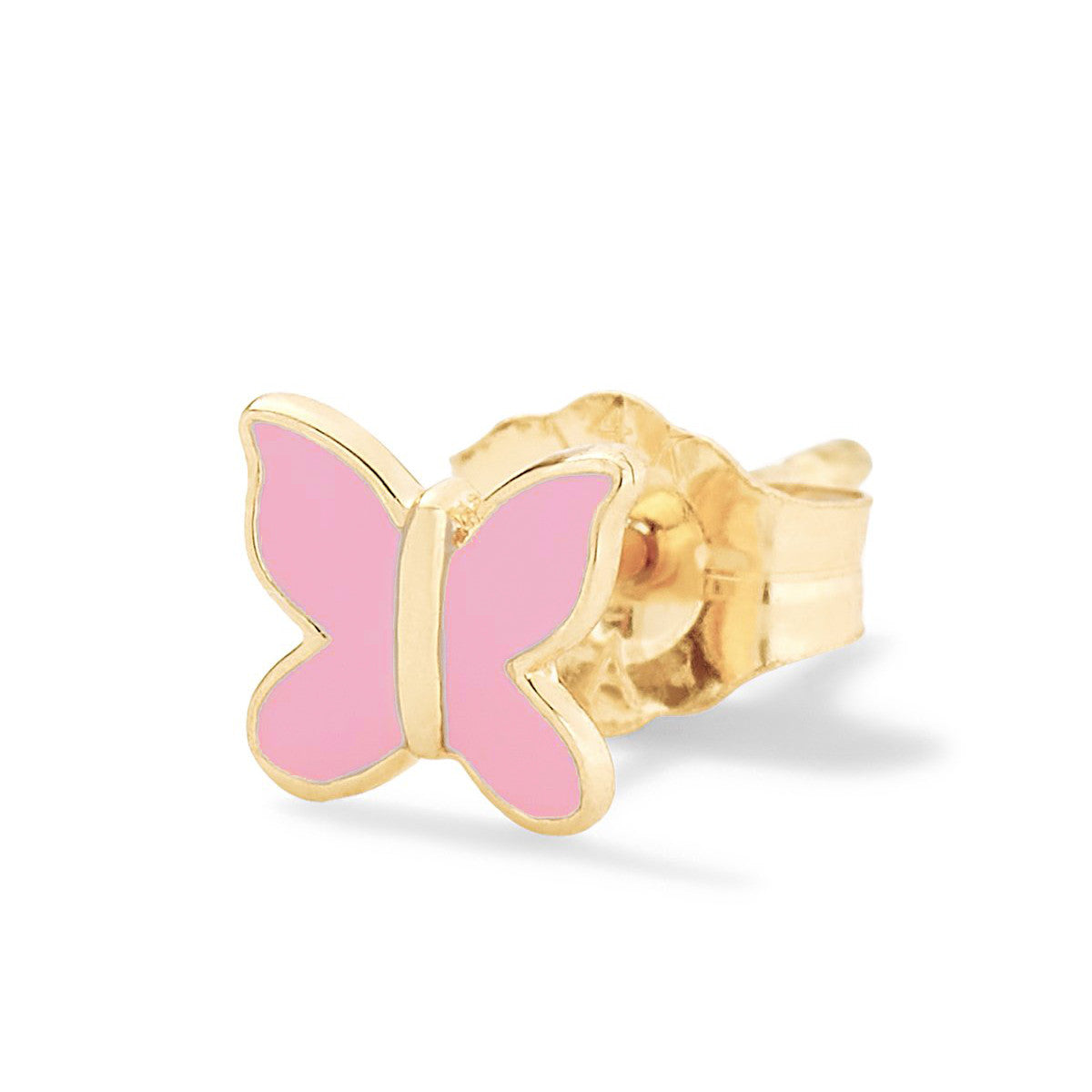 BUTTERFLY STUD - PINK