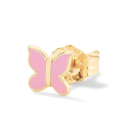 BUTTERFLY STUD - PINK