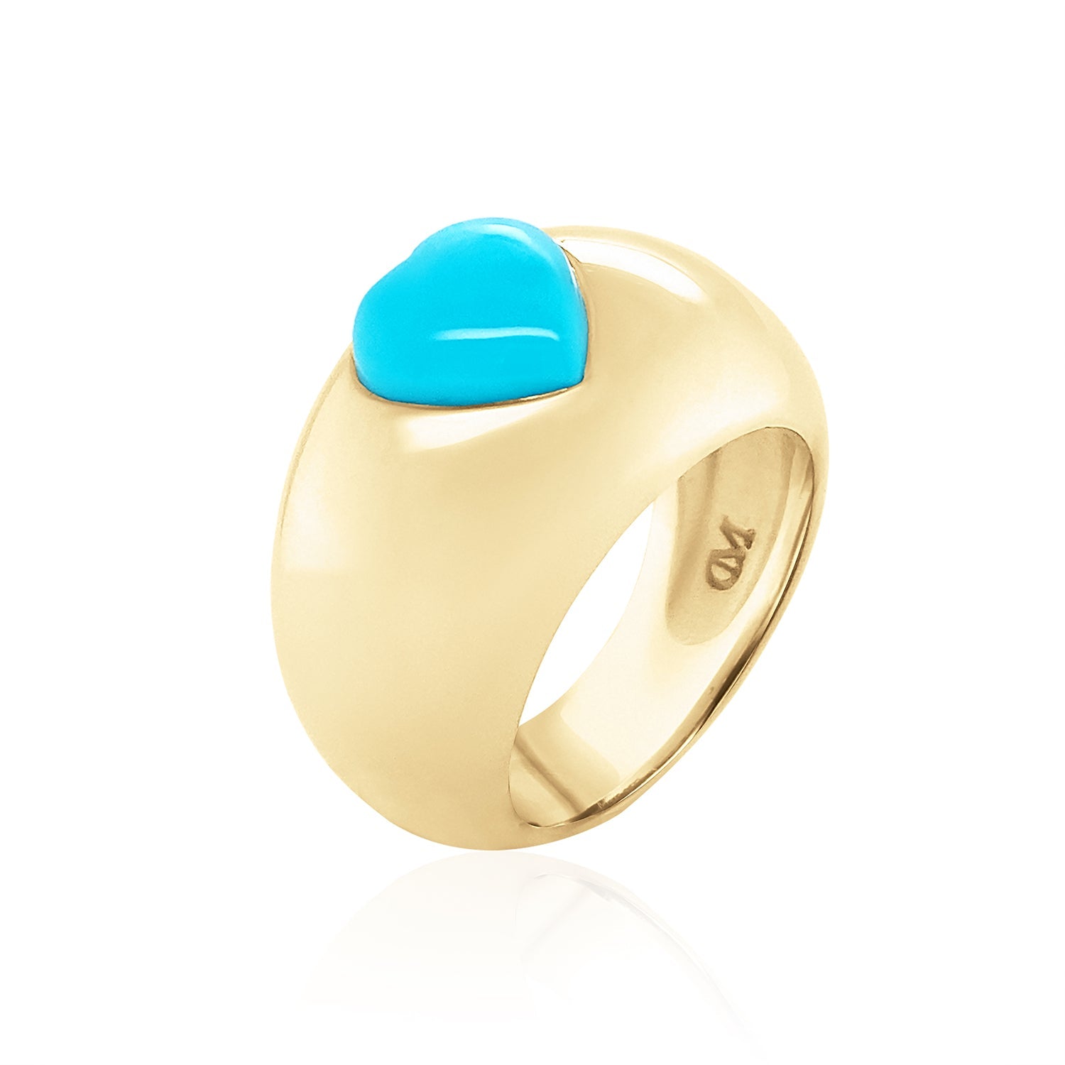 NOMAD TURQUOISE HEART RING