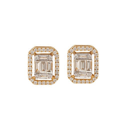 0.50ct HALO EARRINGS