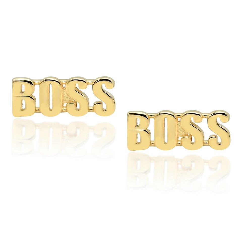 BOSS Stud Earring