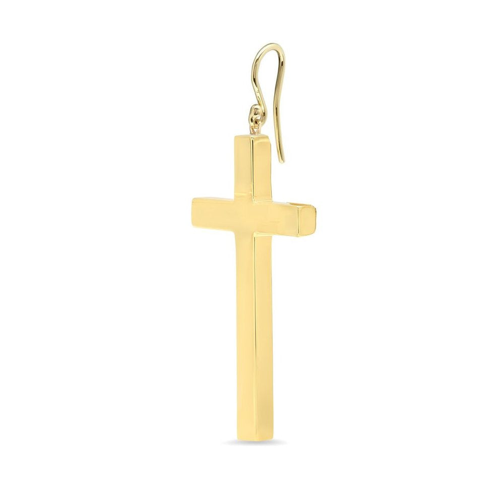 Mini Cross Dangle Earrings