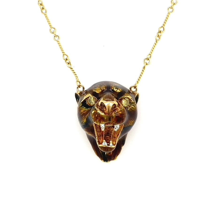 VINTAGE TIGER PENDANT