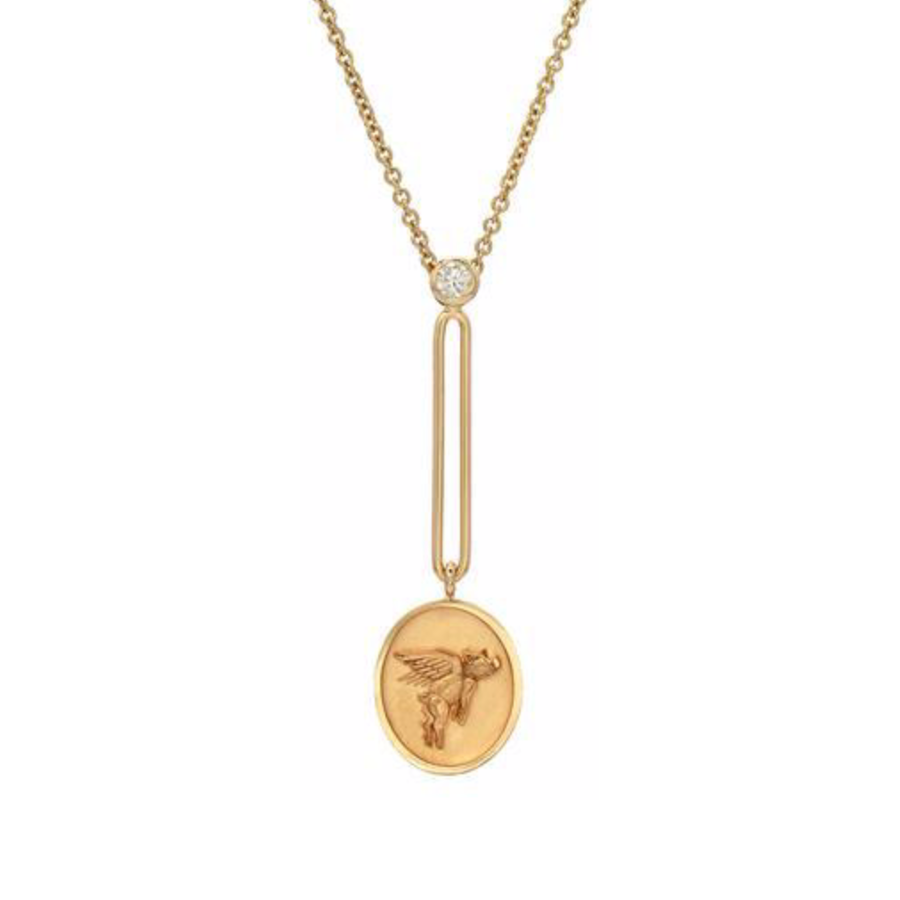 FANTASY SIGNET PENDANT NECKLACE