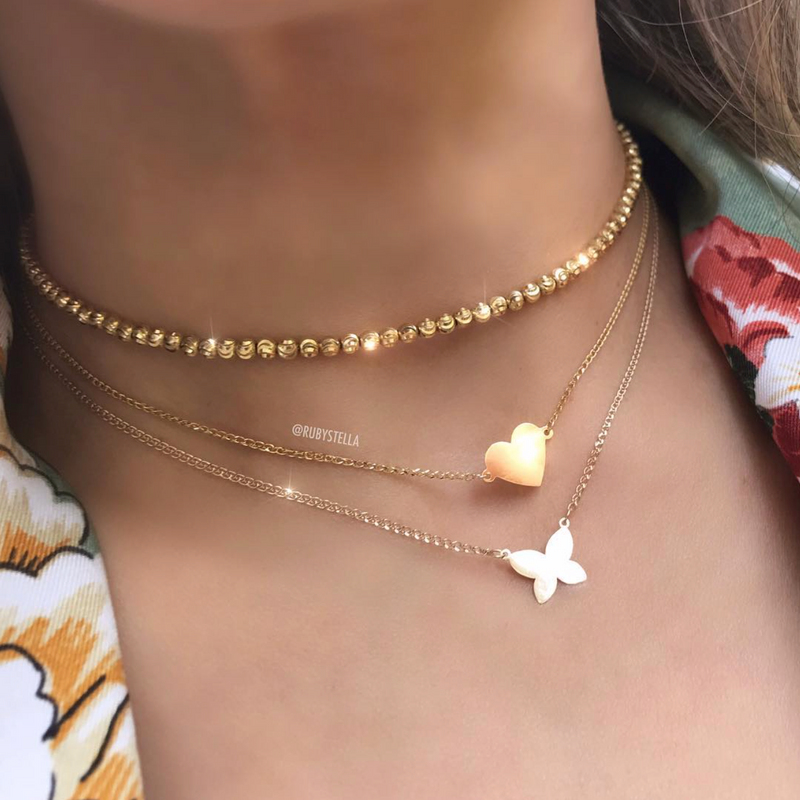 FLOATING BUTTERFLY NECKLACE