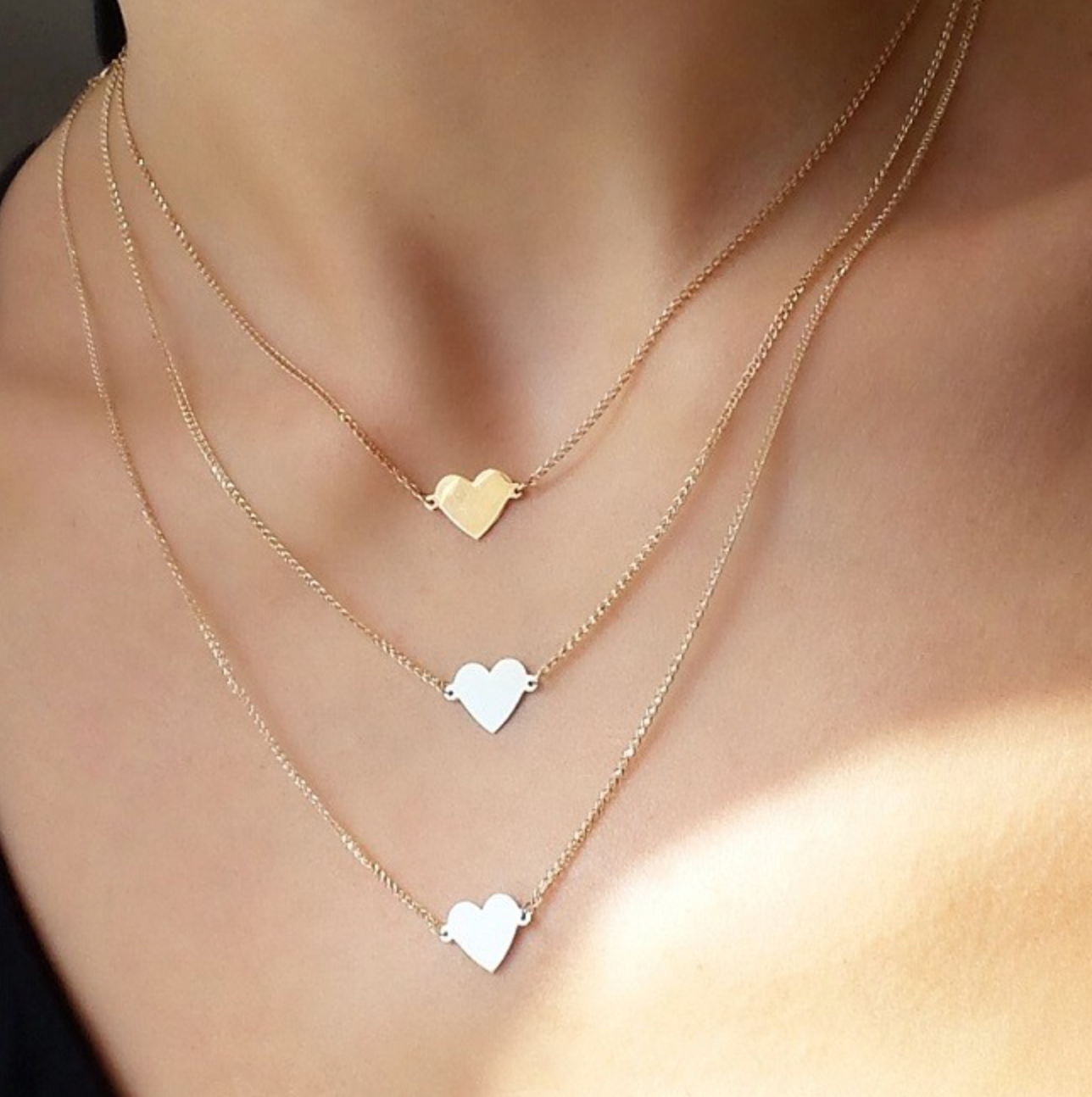 FLOATING HEART NECKLACE