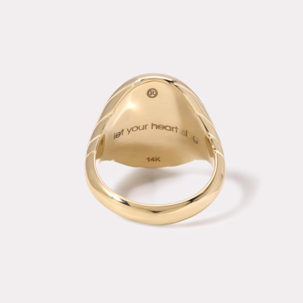 GRANDFATHER FANTASY SIGNET - 14K YELLOW GOLD