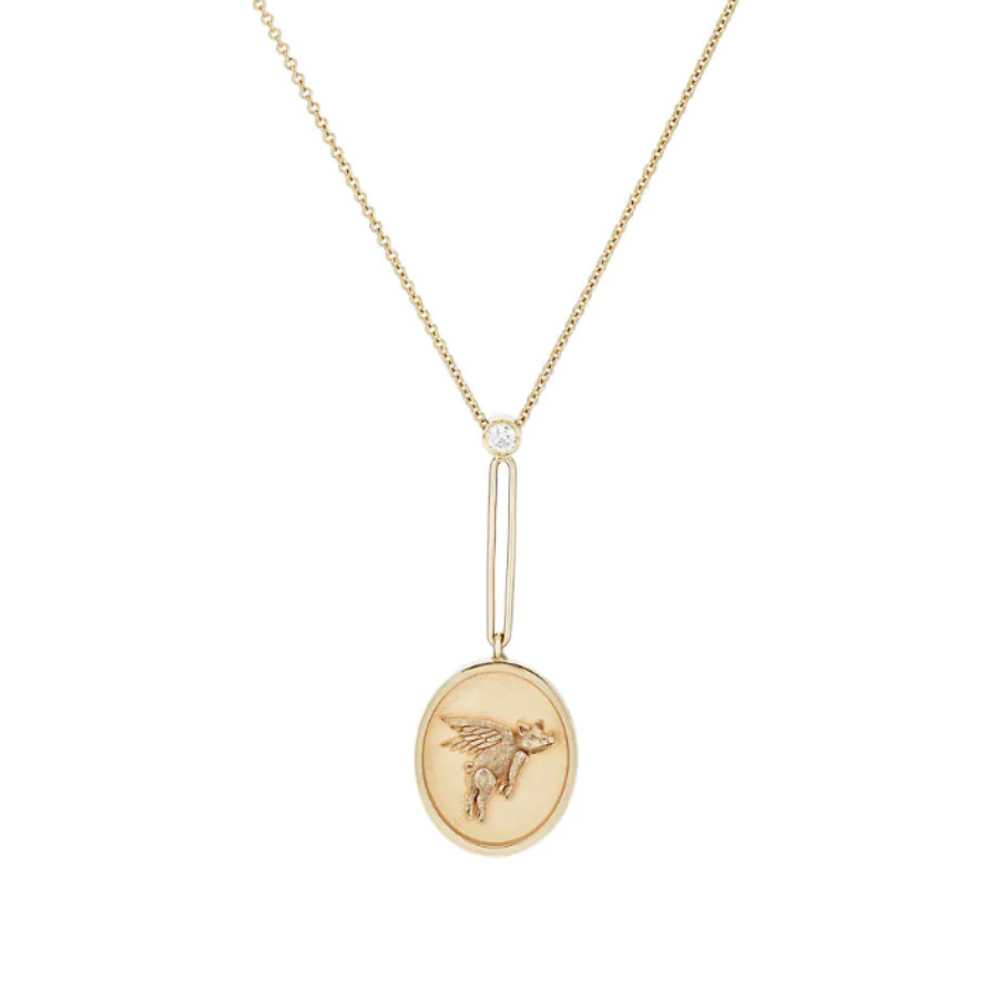 GRANDFATHER FANTASY SIGNET PENDANT NECKLACE